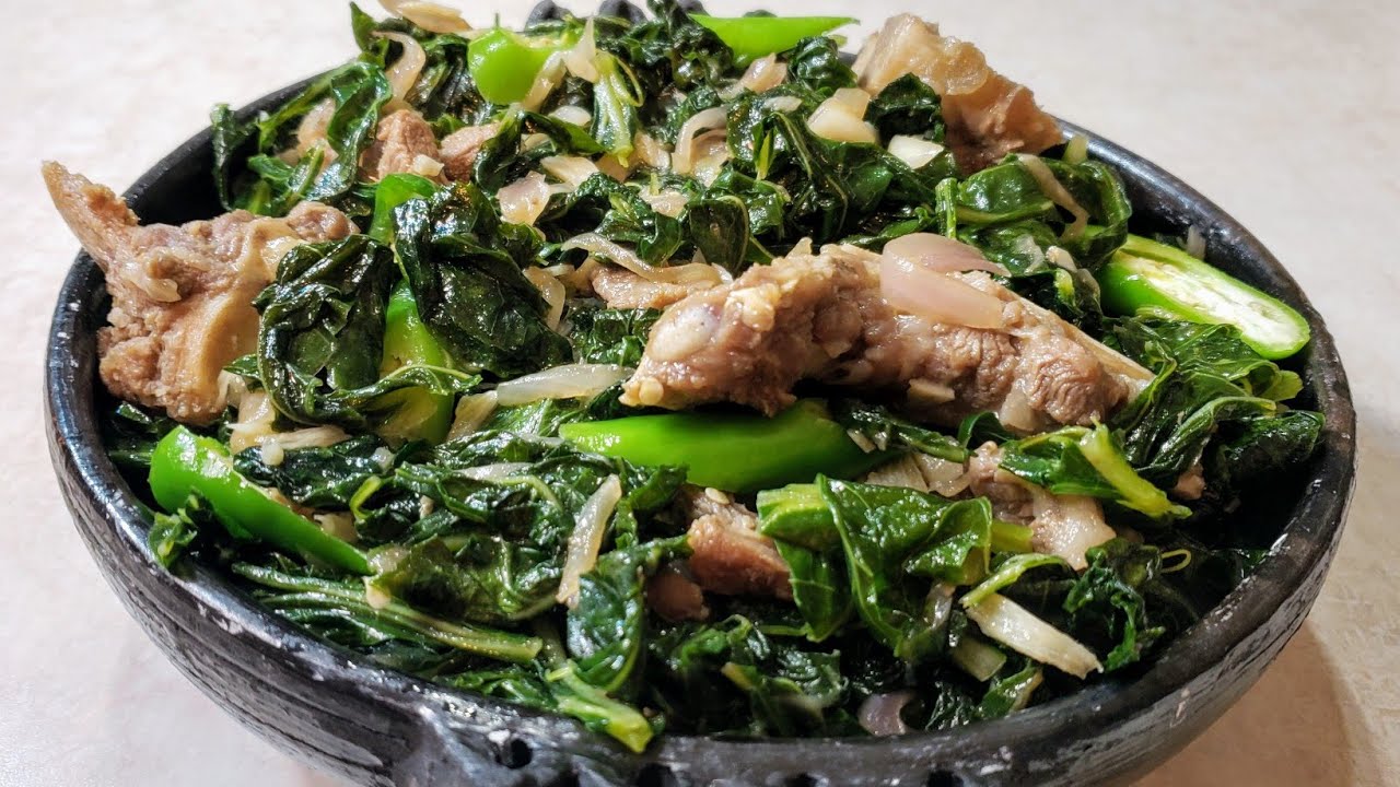 Beef with greens Gomen Besiga