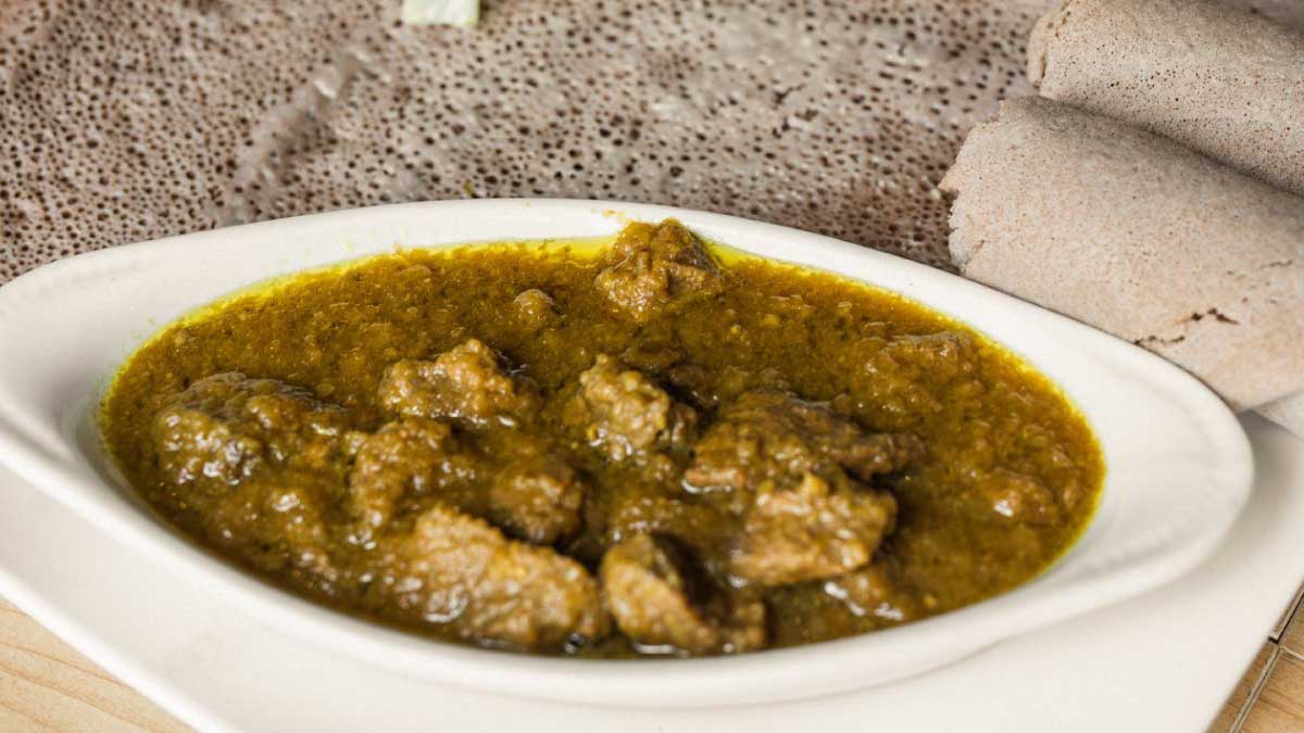 Mild Beef Stew Alicha Siga Wot