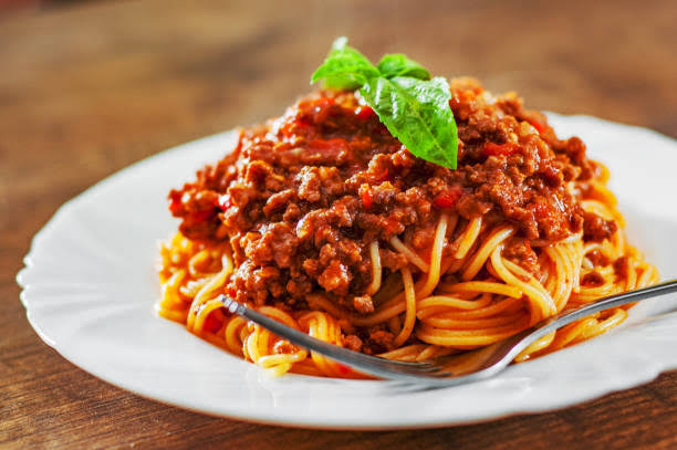 Red sauce pasta 